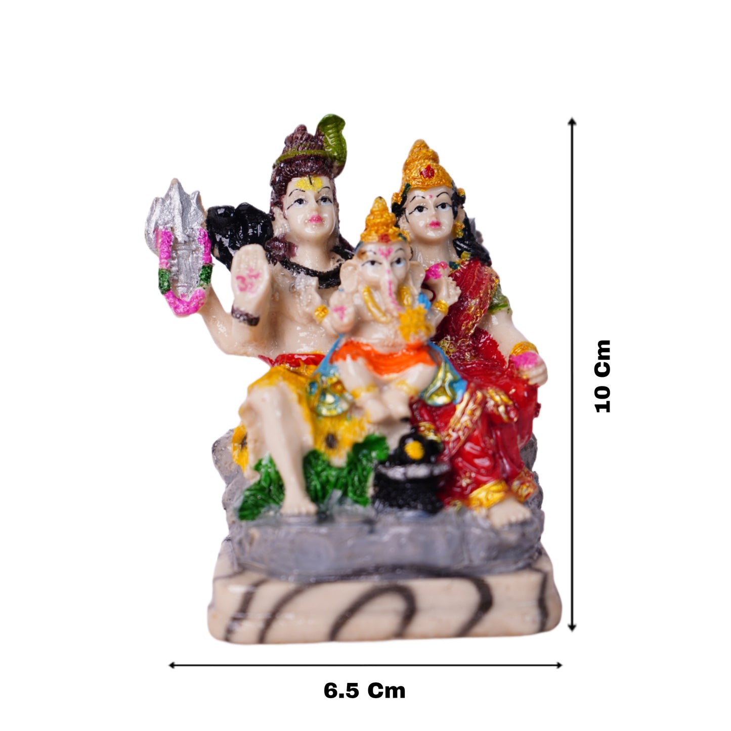 छोटे शिव परिवार मूर्ति – 7-दिवसीय प्राण प्रतिष्ठित