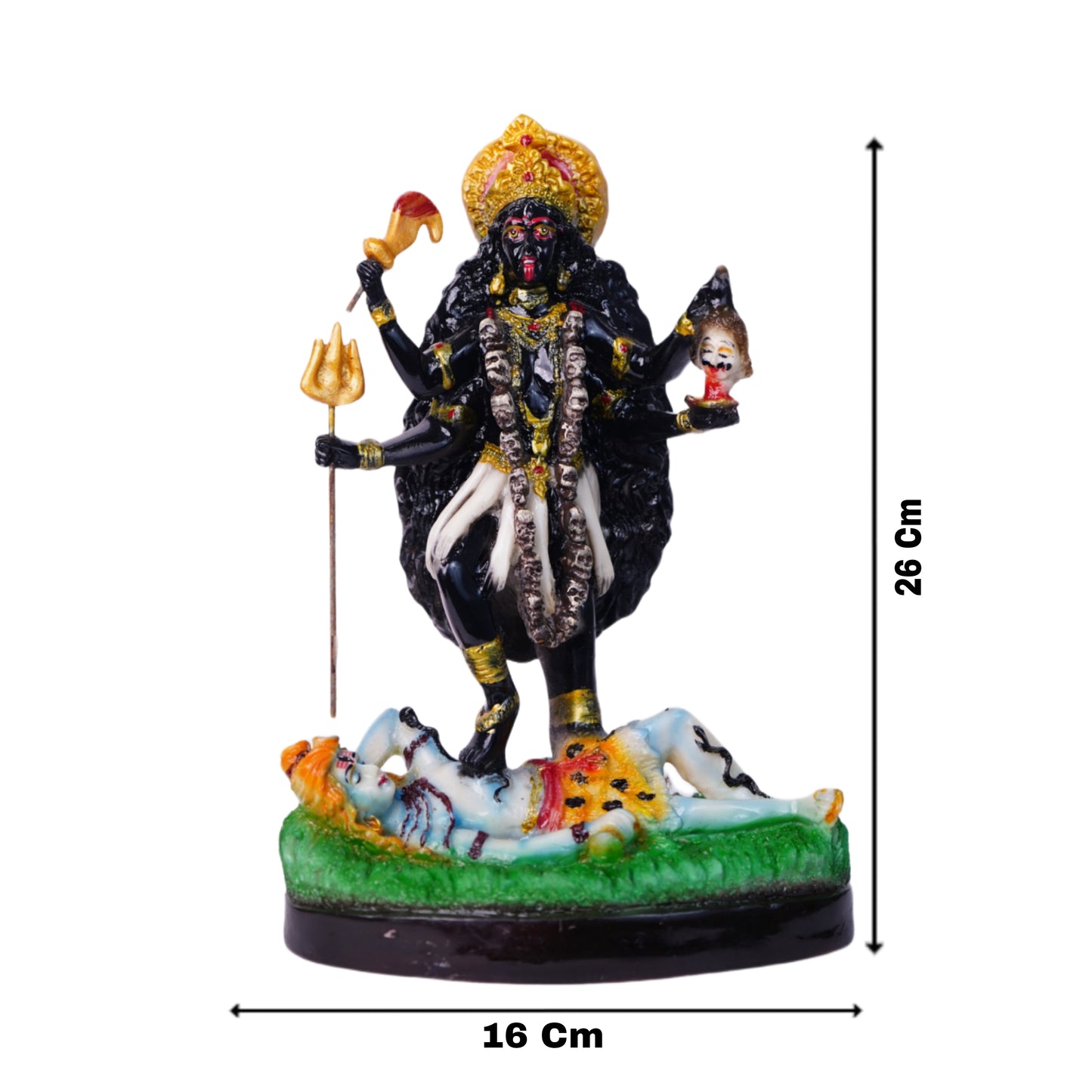 मां काली मूर्ति (26 cm) – 7-दिवसीय प्राण प्रतिष्ठित