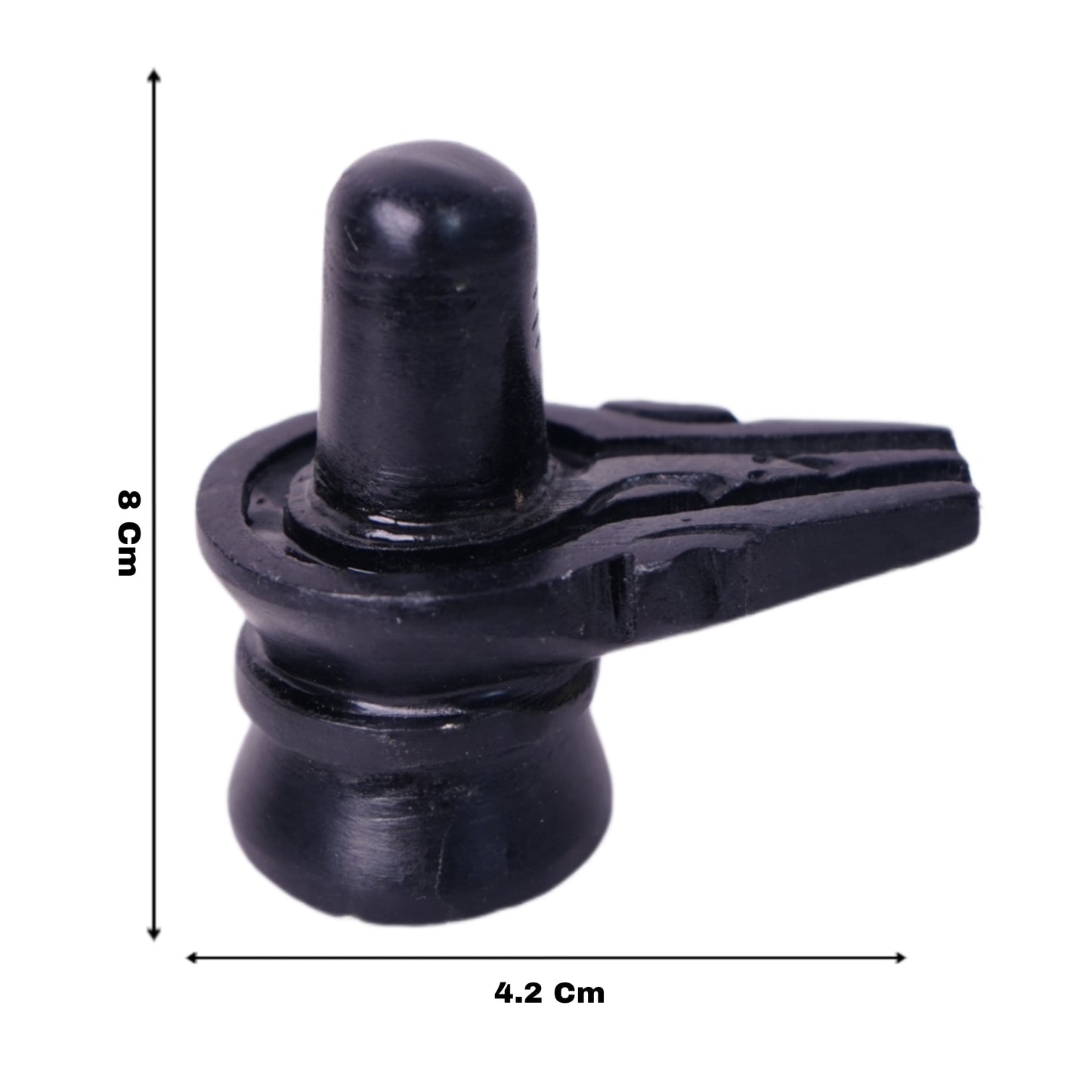 शिवलिंग (8 cm) – 7-दिवसीय प्राण प्रतिष्ठित