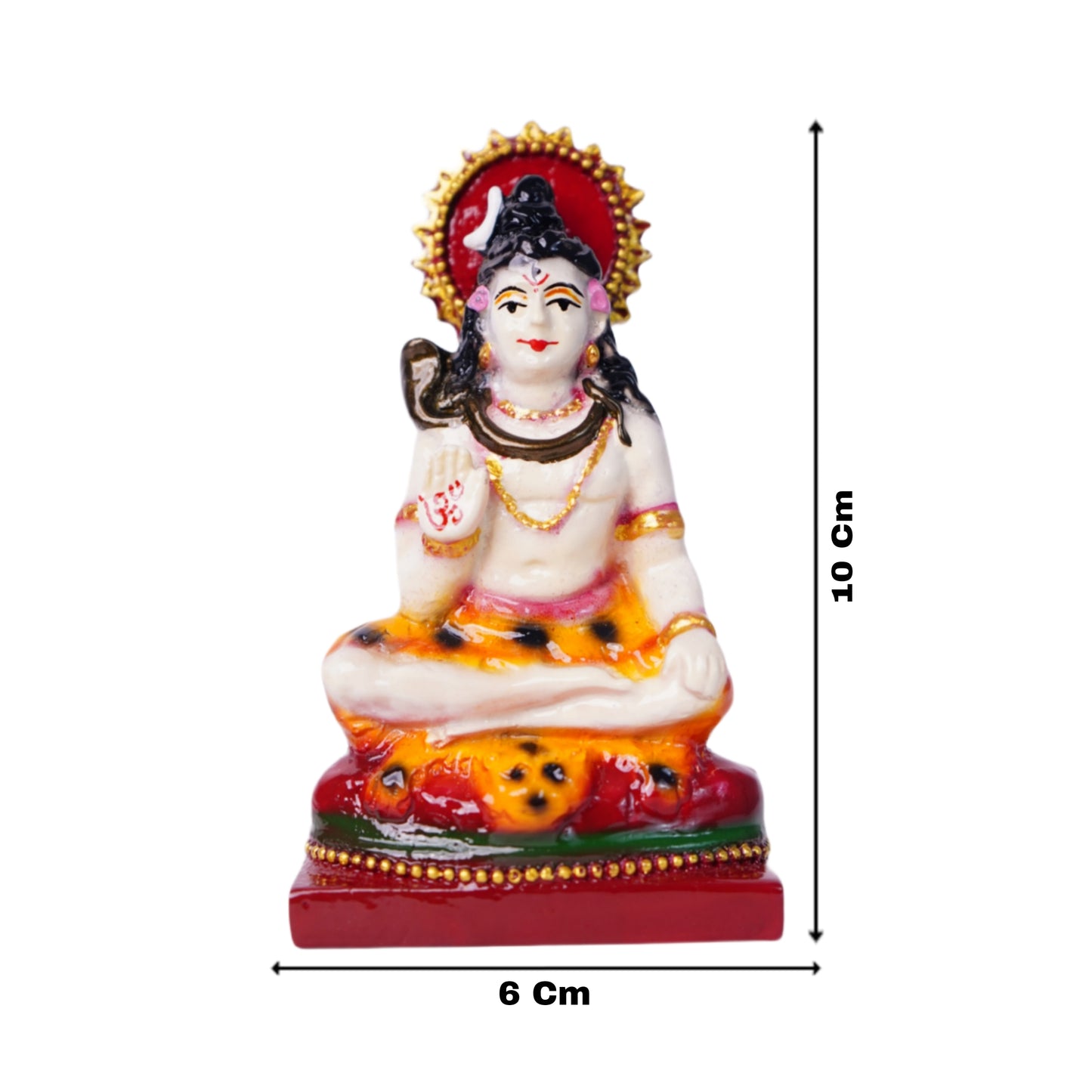 शिवजी मूर्ति (10 cm) – 7-दिवसीय प्राण प्रतिष्ठित
