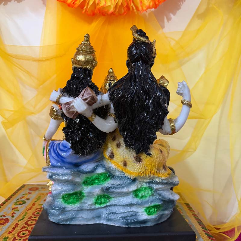शिव परिवार मूर्ति (श्री गणेश एवं शिवलिंग संग) – 7-दिवसीय प्राण प्रतिष्ठित