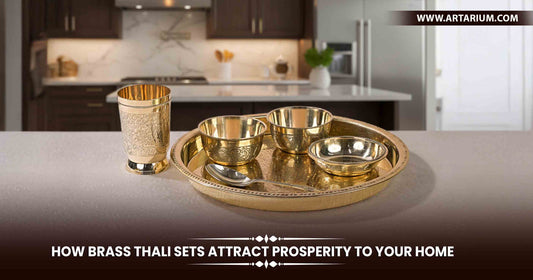 How Brass Thali Sets Attract Prosperity to Your Home