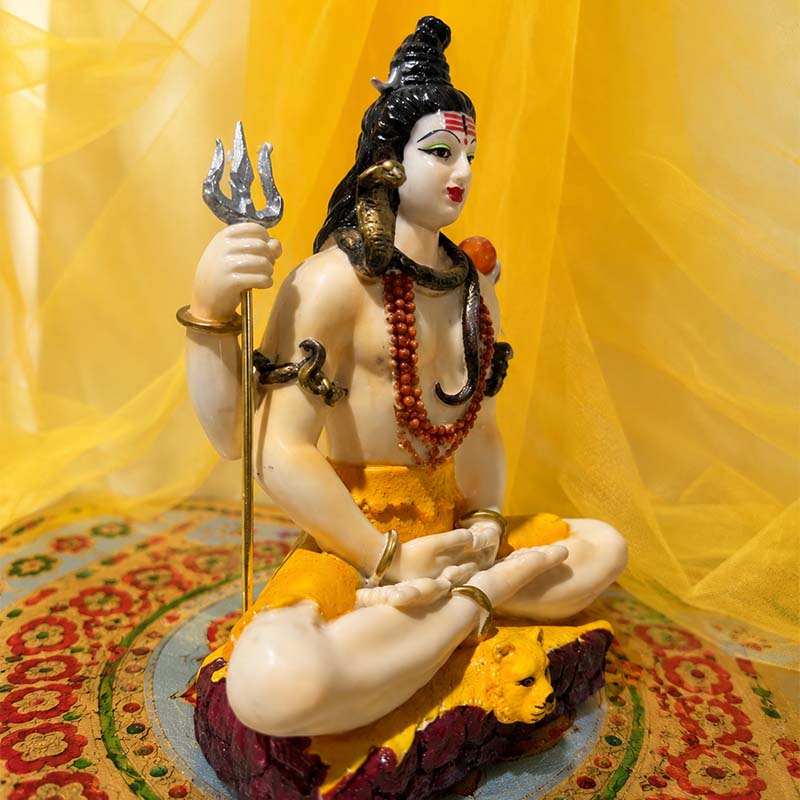 भगवान शिव ध्यान मुद्रा मूर्ति – 7-दिवसीय प्राण प्रतिष्ठित