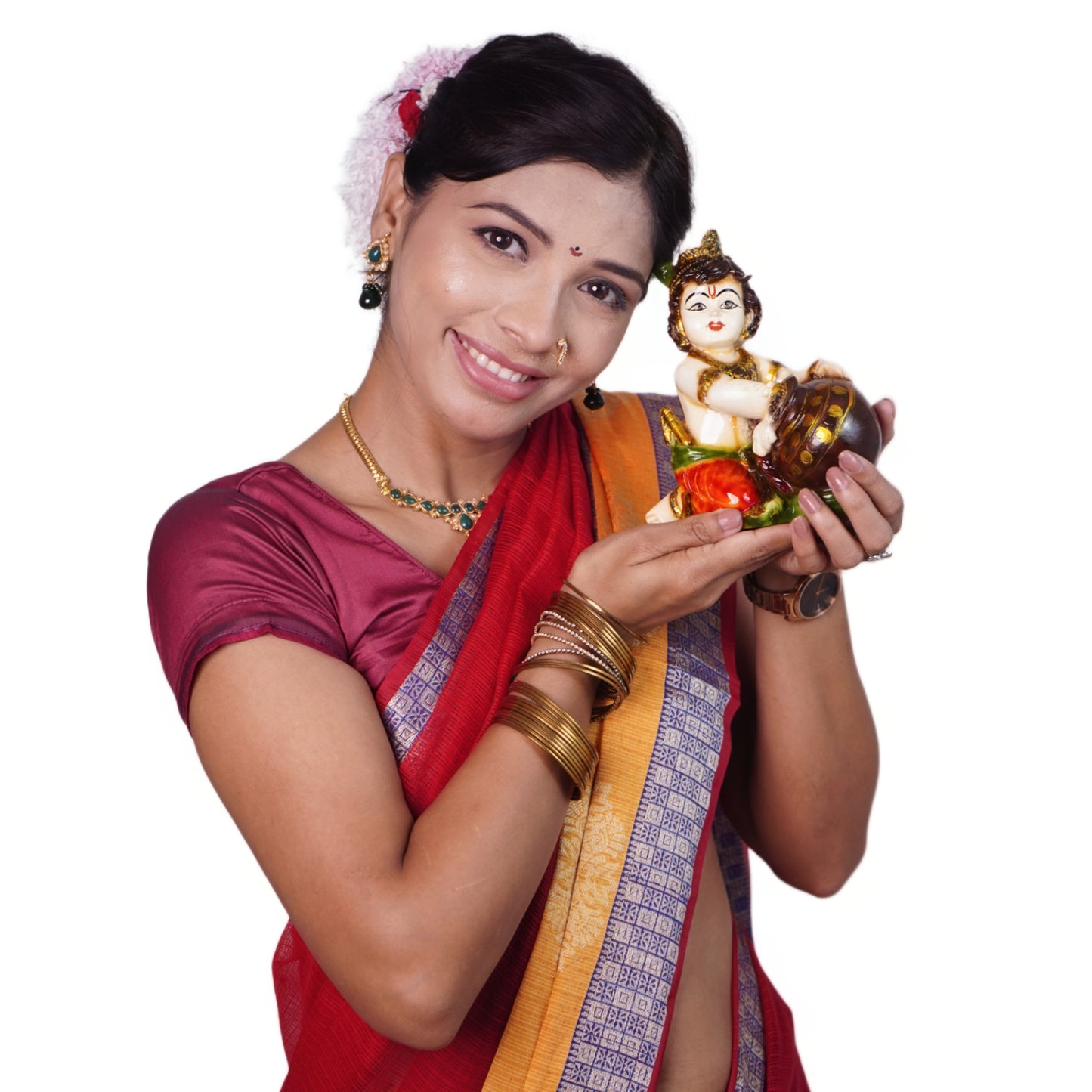 बाल कृष्ण मूर्ति (16 cm) – 7-दिवसीय प्राण प्रतिष्ठित