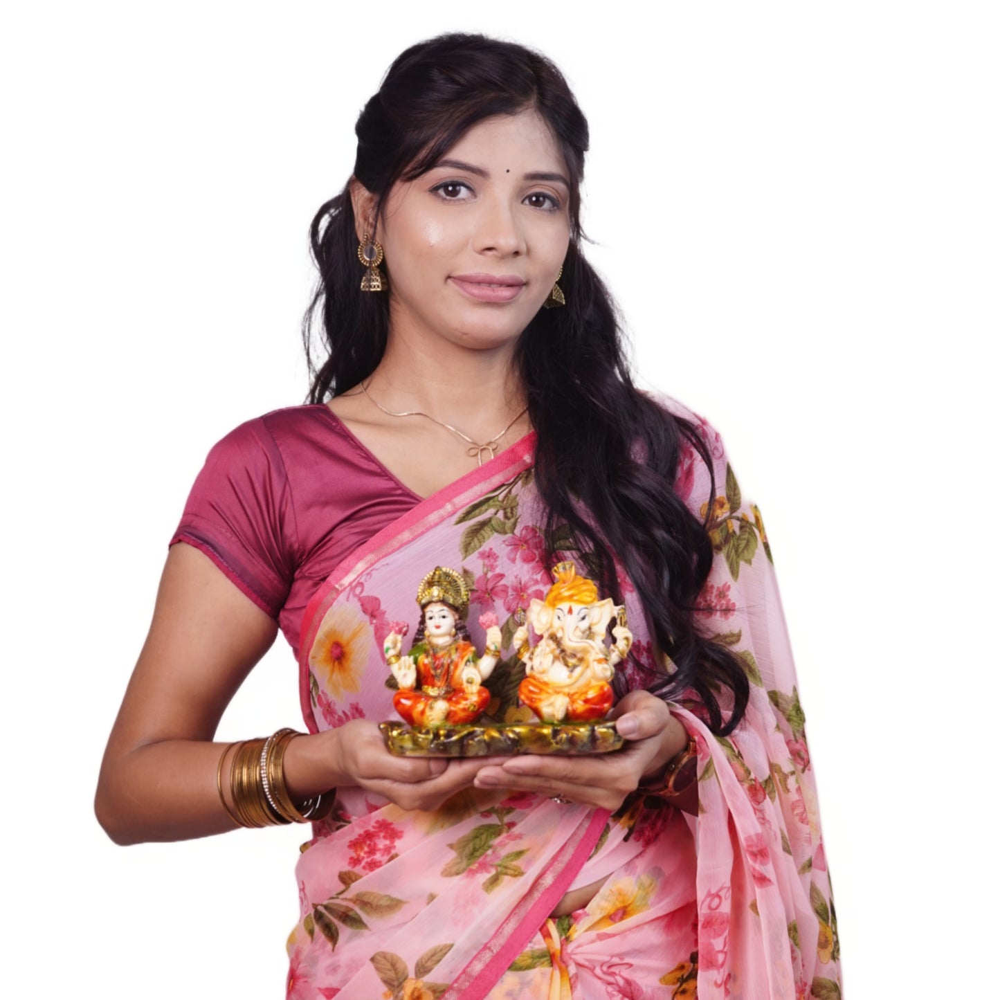 लक्ष्मी गणेश जी मूर्ति (10 cm) – 7-दिवसीय प्राण प्रतिष्ठित