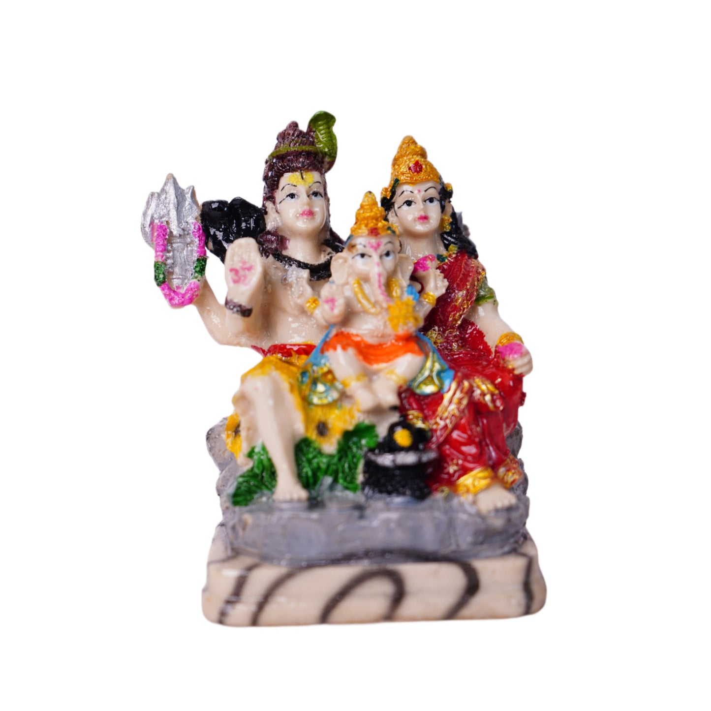 छोटे शिव परिवार मूर्ति – 7-दिवसीय प्राण प्रतिष्ठित