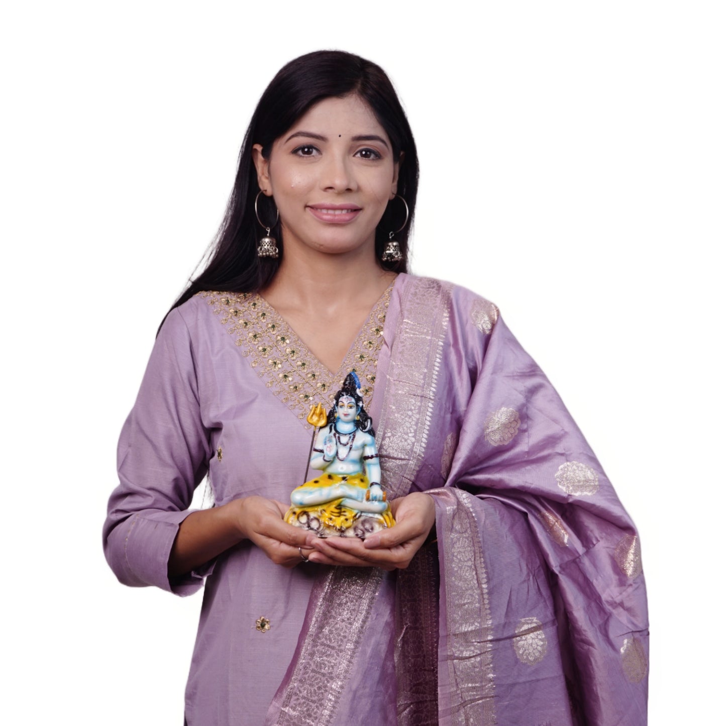 नीलकंठ शिव जी मूर्ति (16 cm) – 7-दिवसीय प्राण प्रतिष्ठित