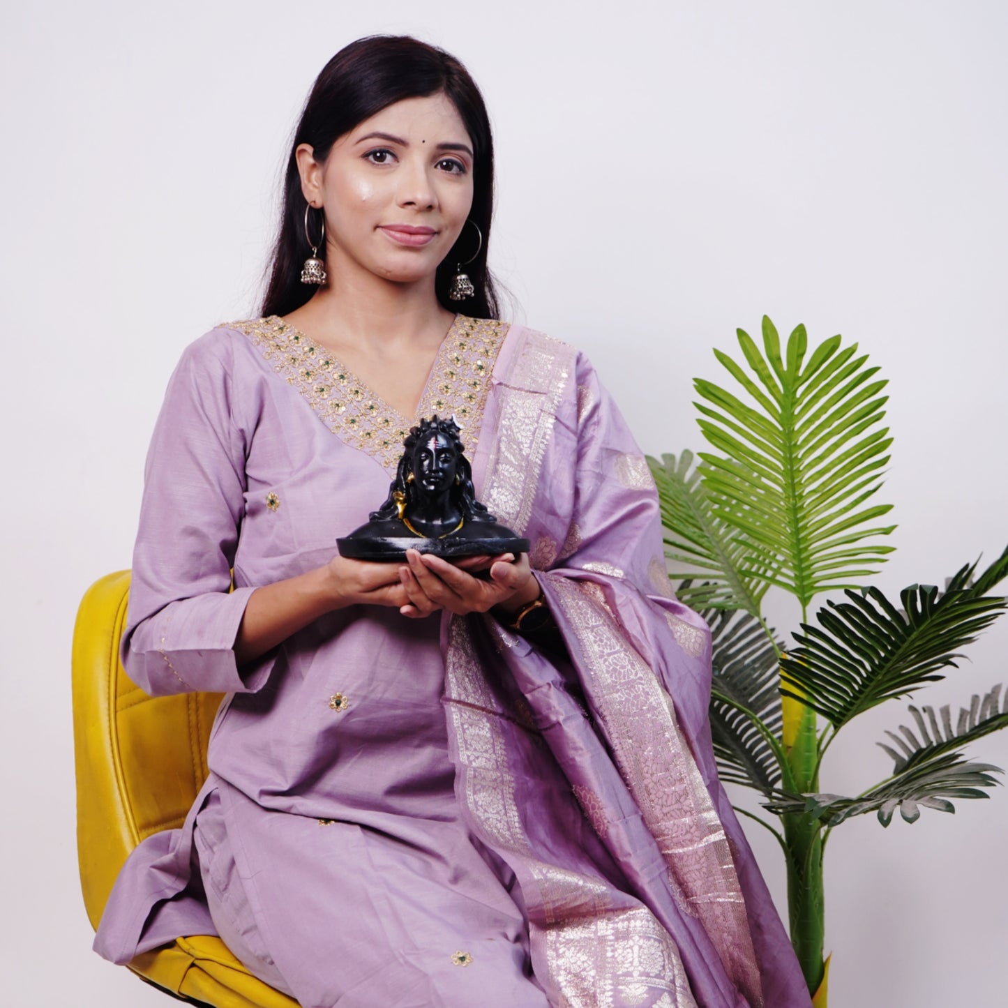 आदियोगी शिव मूर्ति (13 cm) – 7-दिवसीय प्राण प्रतिष्ठित