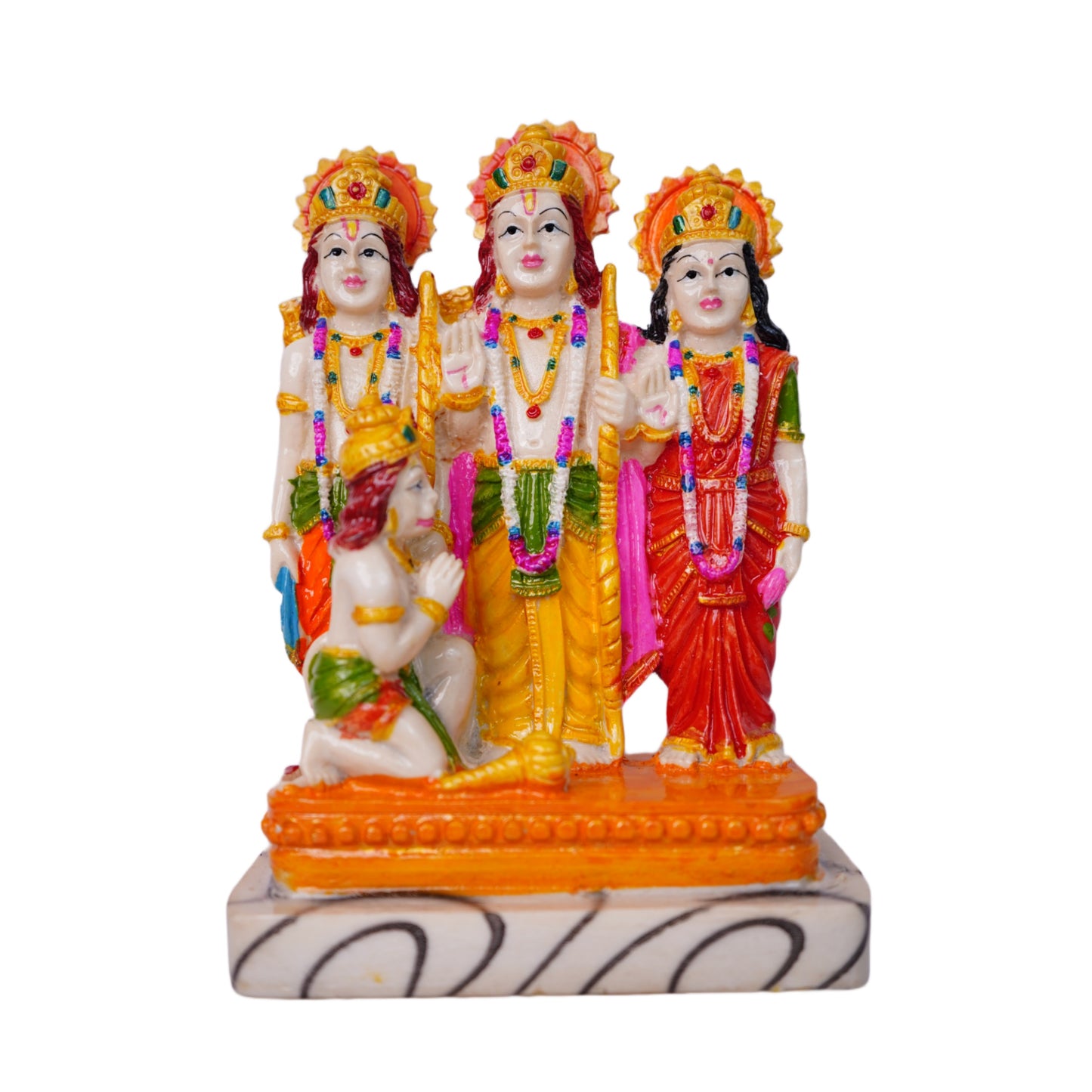 राम परिवार मूर्ति (18 cm) – 7-दिवसीय प्राण प्रतिष्ठित