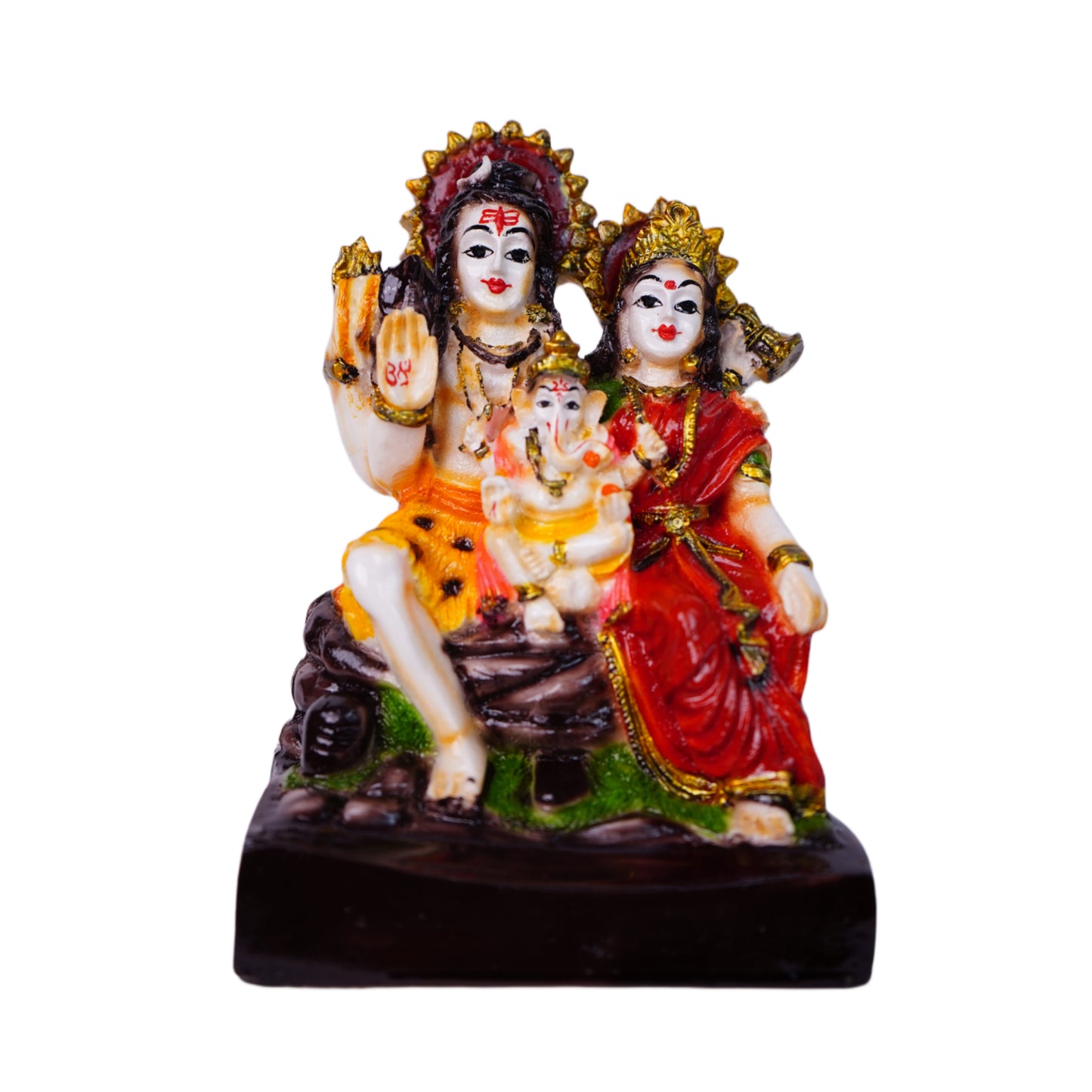 शिव परिवार मूर्ति (18 cm) – 7-दिवसीय प्राण प्रतिष्ठित
