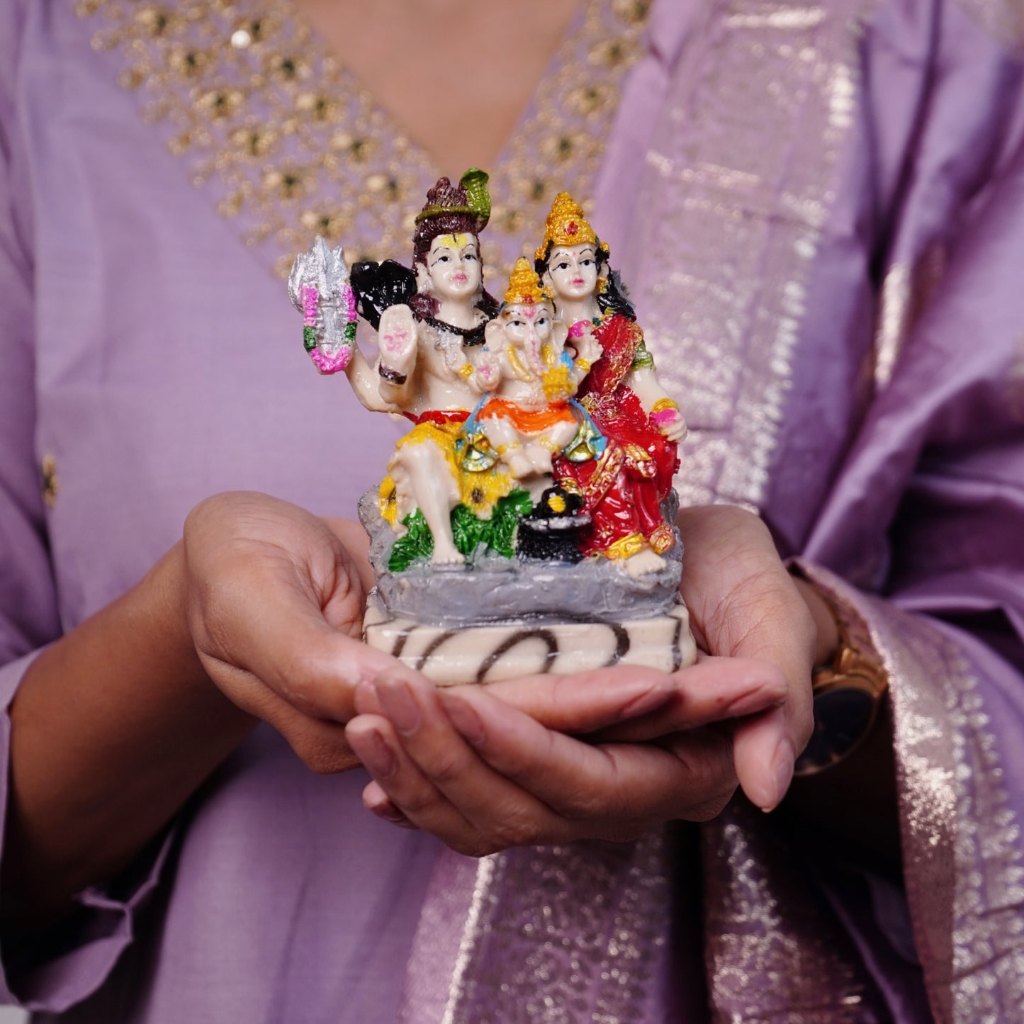छोटे शिव परिवार मूर्ति – 7-दिवसीय प्राण प्रतिष्ठित