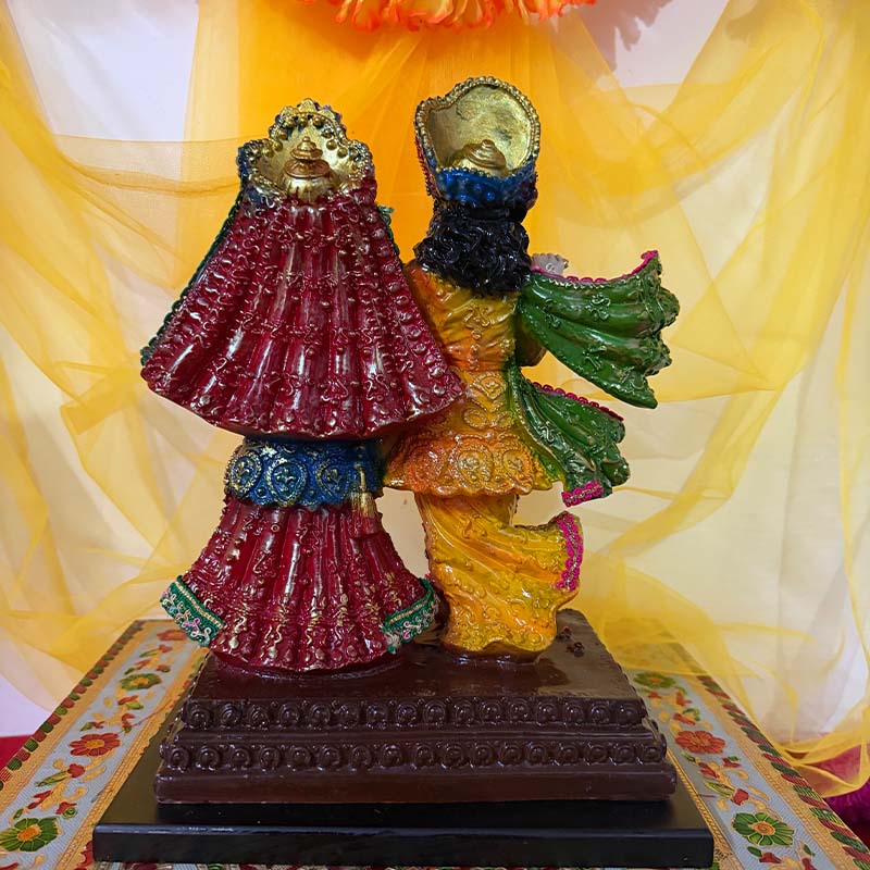 रॉयल शृंगार राधा कृष्ण युगल मूर्ति – 7-दिवसीय प्राण प्रतिष्ठित